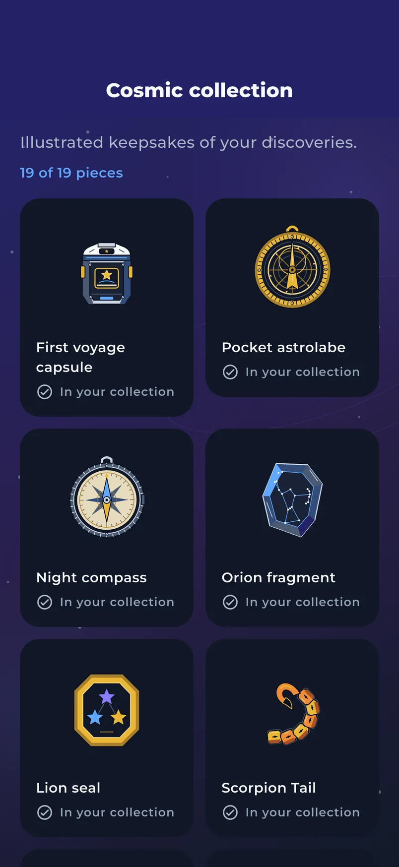 Astraea collectible gallery
