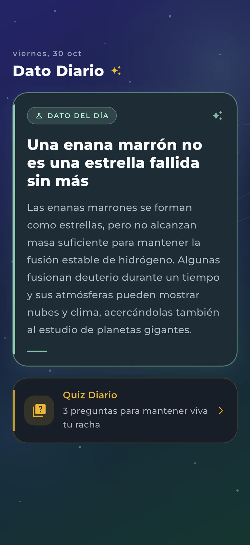 Contenido diario real de Astraea